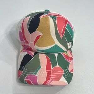 Billabong  Heritage Mashup Trucker Hat Women's Snap Back Cap Multicolor Floral